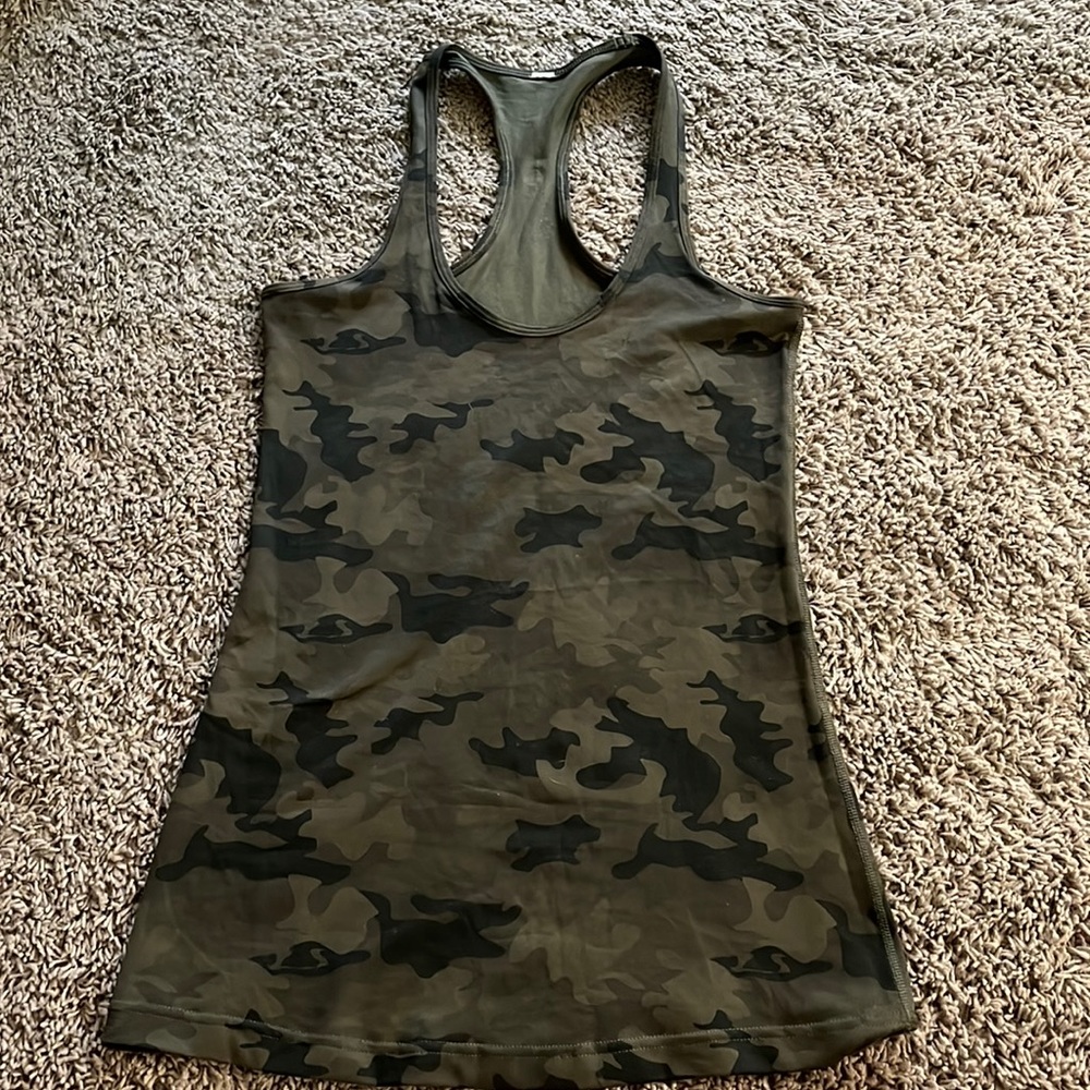 Lulu lemon Camo racerback tank